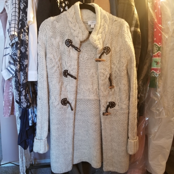 Loft Cream Long Jacket - Picture 2 of 10